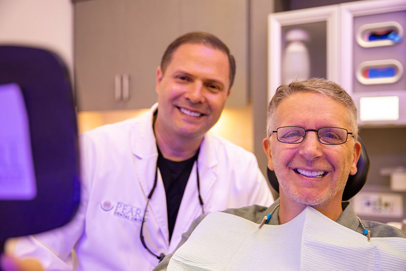 dental patient smiling