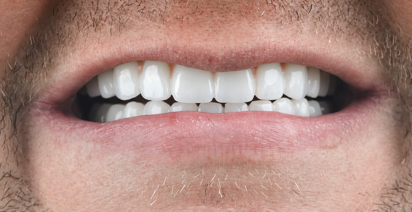 Restored smile after All-on-4 dental implants for multiple missing and severely decayed teeth at Pearl Dental Group in Metairie, LA
